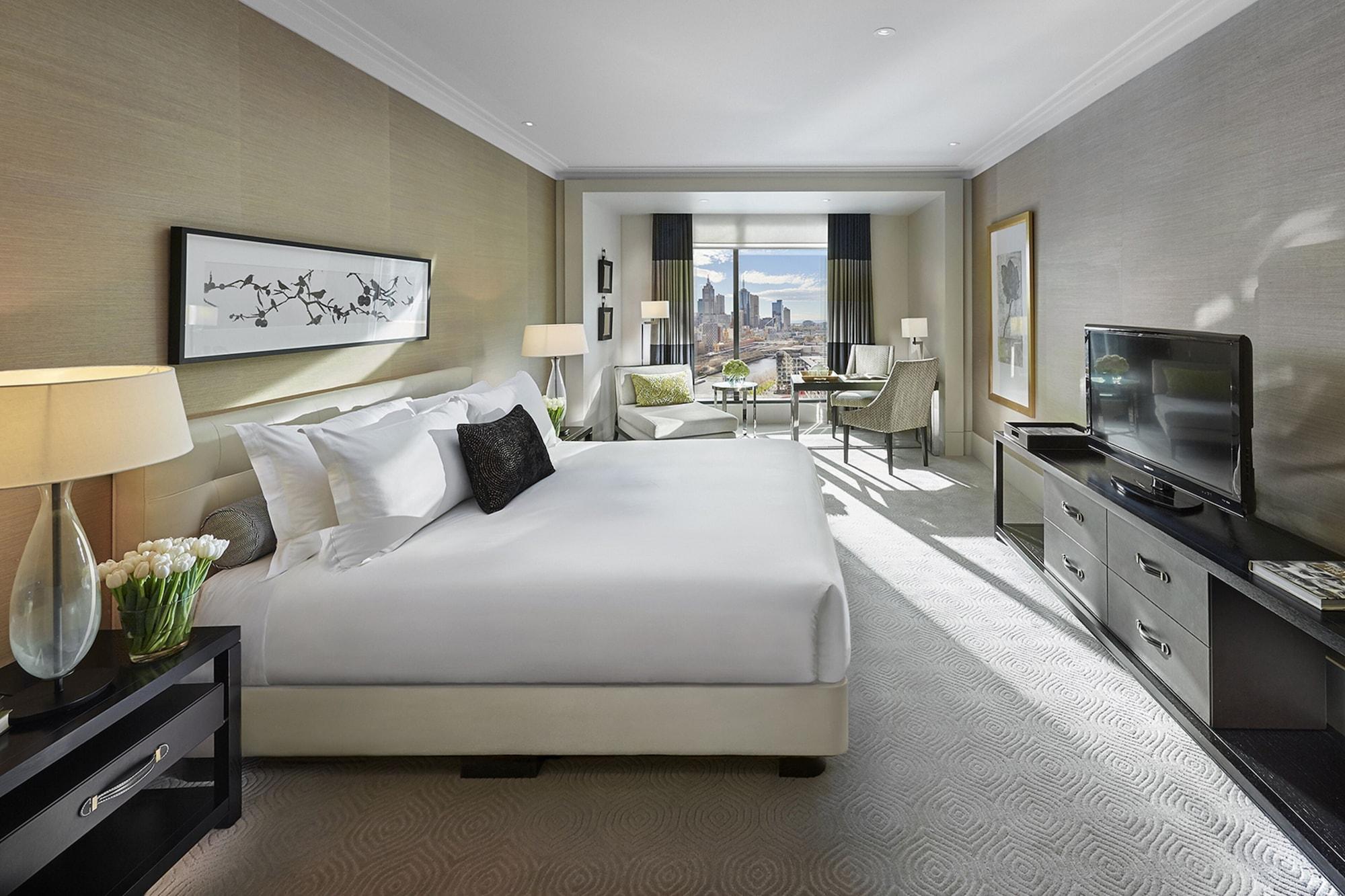 Crown Towers Melbourne Exterior foto A guest room at The Ritz-Carlton, New York, Central Park