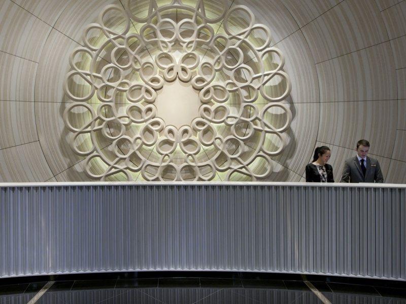 Crown Towers Melbourne Exterior foto The lobby of the hotel
